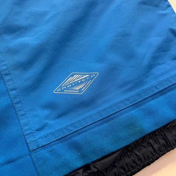 Columbia Titanium Omni-Tech Kids Blue Waterproof Snow Pants Sz. LG Ski Snowboard - Picture 8 of 16